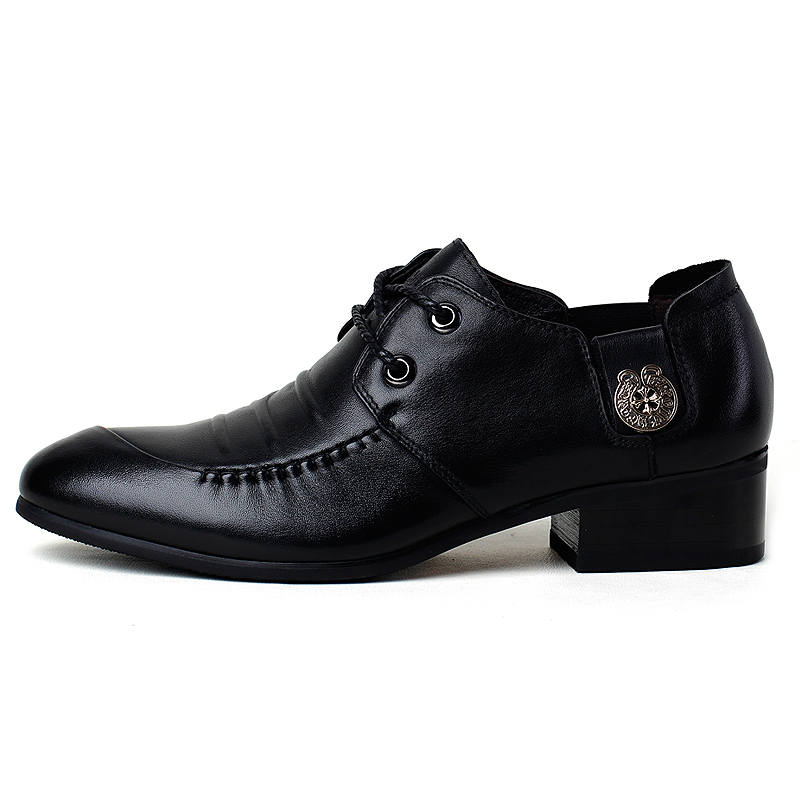 PALMPOLO Dress Shoes Men's Low Top Black