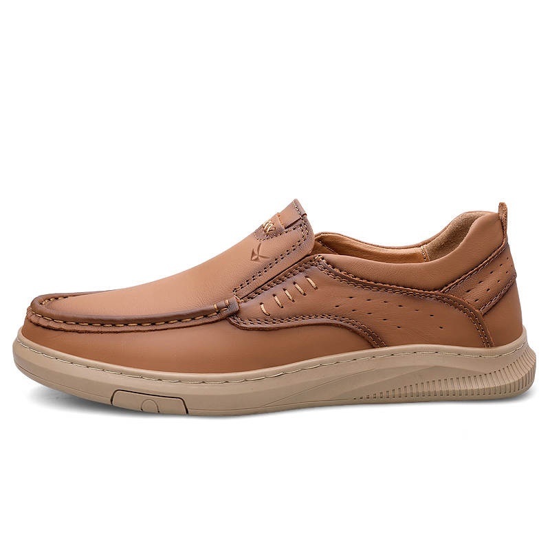 ZANSITE Casual Leather Shoes Men's Low Top
