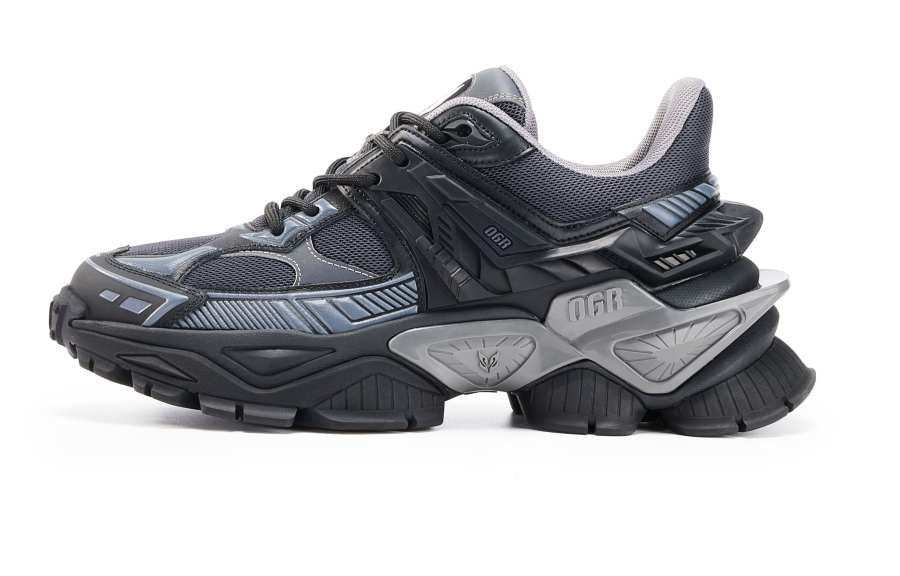 OGR Explorer G2 Collection Low top Chunky Sneakers Unisex Dark Matter Black
