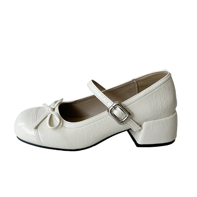 Medd Pu Chunky Heel Mary Jane Shoes Women's