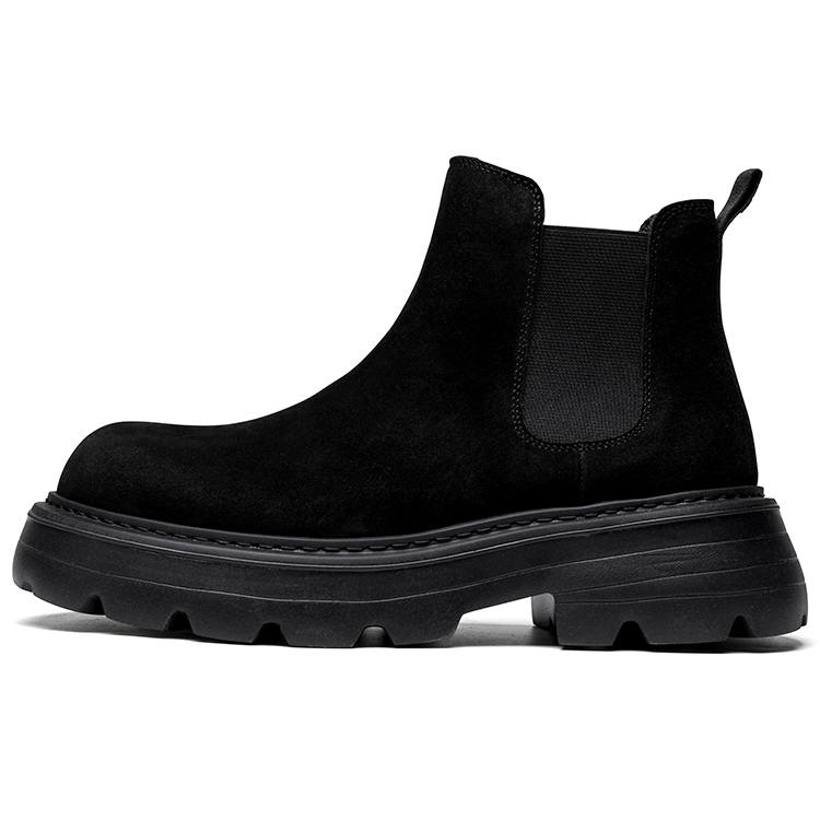 Anthony Miles Anthony Miles Cow Leather Short Chelsea Boots Men's Black