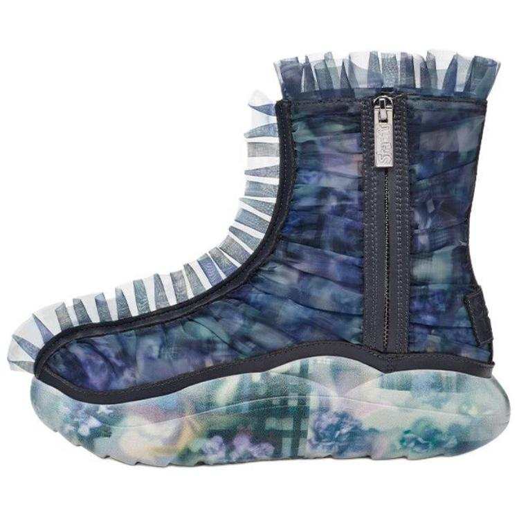 UGG UGG Ruffle Boot Print Collina Strada Dark Blue Floral Women's