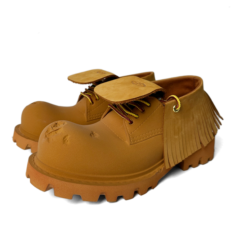 Glitter Focus Yellow Boots Casual Shoes Men's Desert Yellow