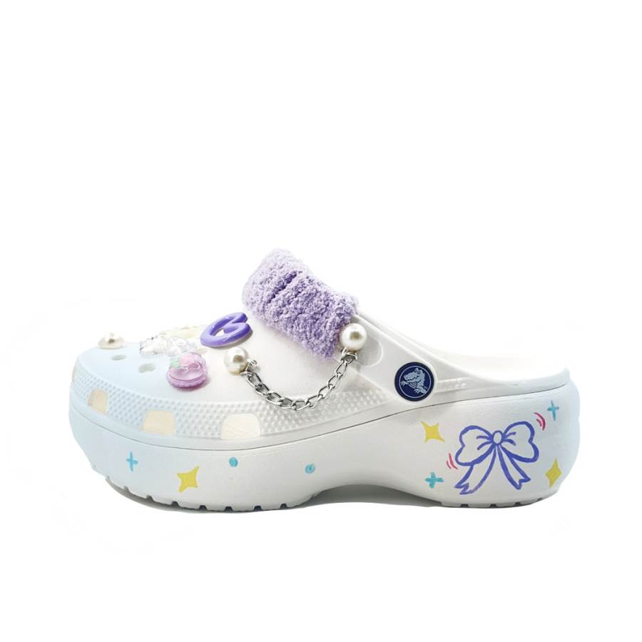 Crocs Crocs Classic Platform Clog EVA Clogs Unisex Blue