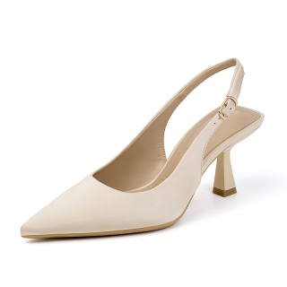 TATAYA Microfiber Leather Slim Heel High Heels Women's