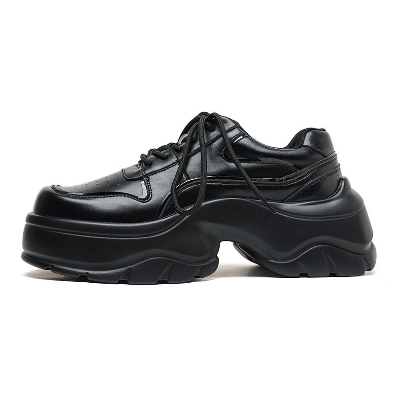 PINYI PINYI Microfiber Leather Casual Shoes Men's Black