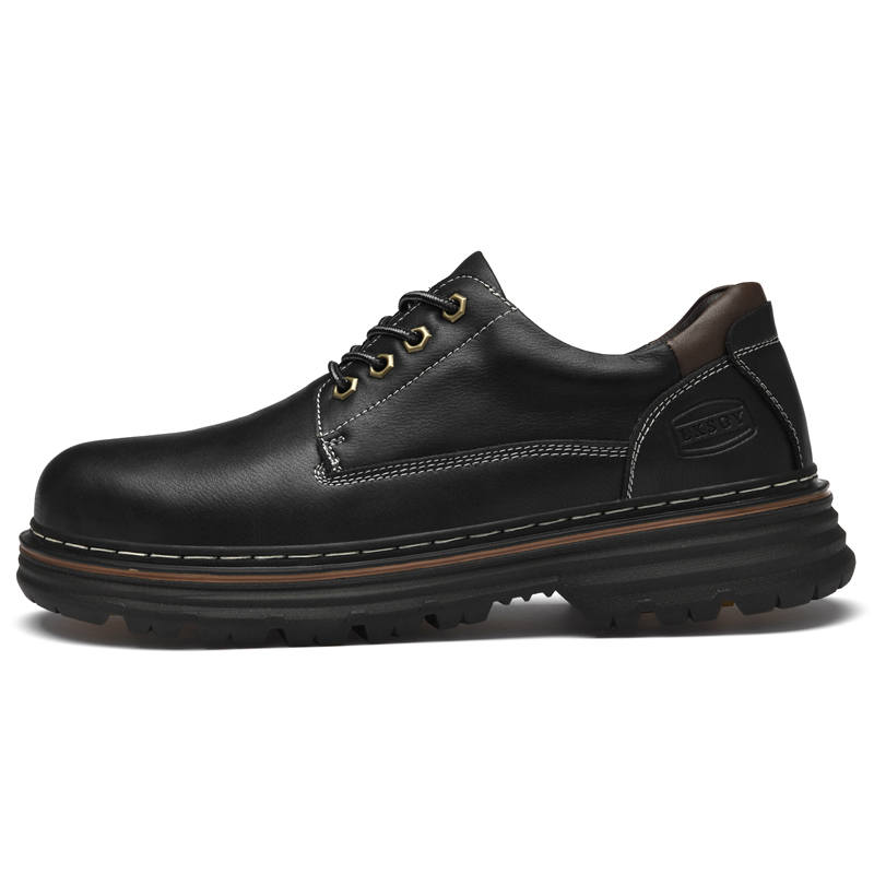 YIMINU Men's Casual Shoes Men's Low Top Black