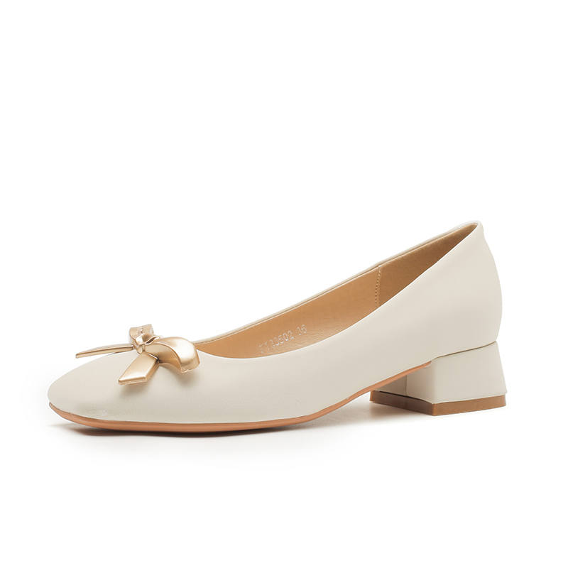 ZUOMILUO High Heels Women's Ecru