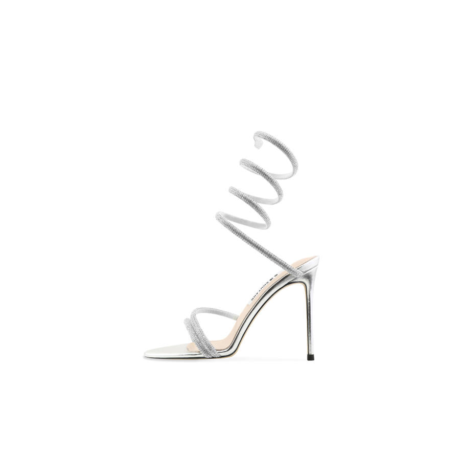 CHUYANG Roman Sandals 8cm/10cm Women's Silver