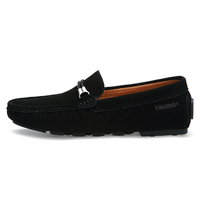 YIMINU Men's Casual Shoes Men's Low Top Black