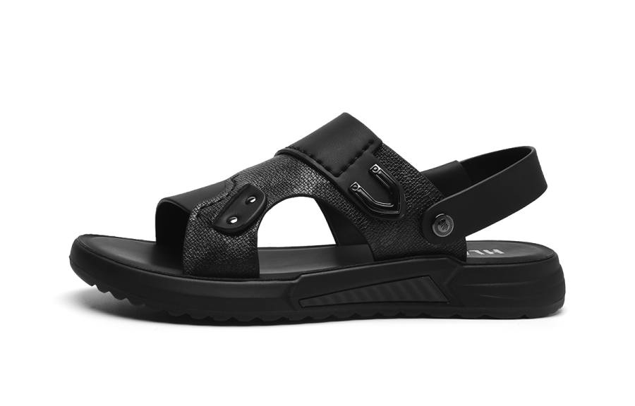 HLA HLA Beach Sandals Unisex Black