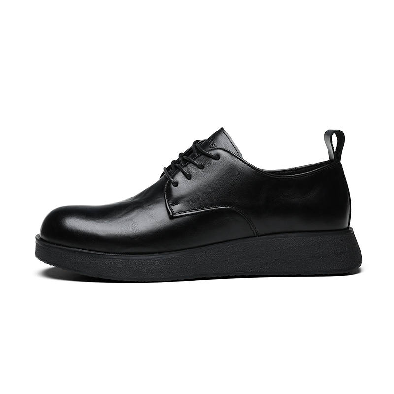 PARDASAUL Cow Leather Casual Shoes Men's Black