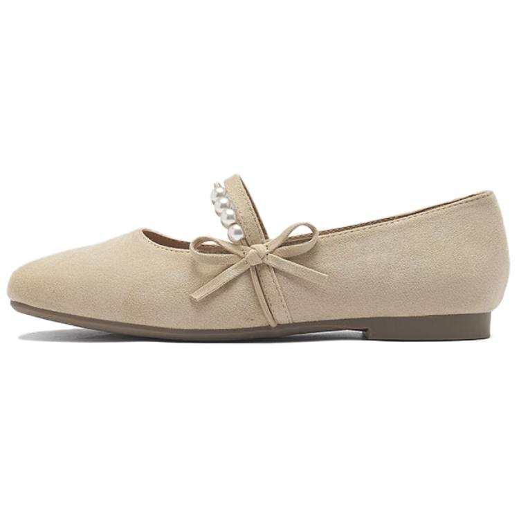 AGSDON Fabric Chunky Heel Mary Jane Shoes Women's