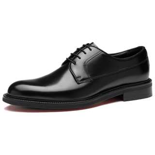 SAINT ANGELO Red Base Top Grain Cow Leather Dress Shoes Men's Black