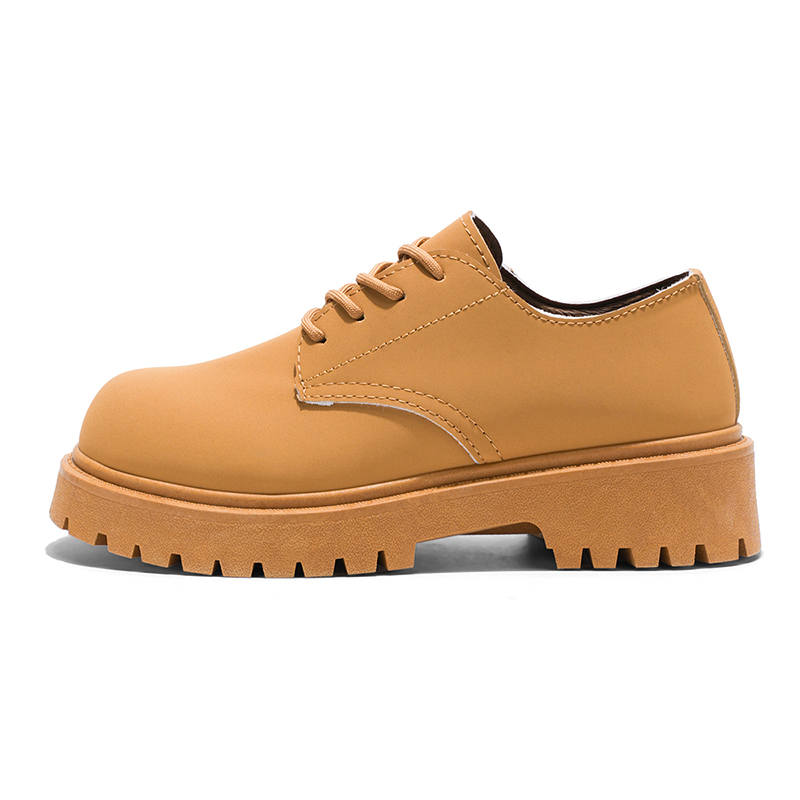 GONGNIUMEILI Pu Casual Shoes Men's Yellow