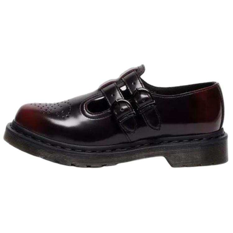 Dr.Martens 8065 Fashion Trend Mary Jane Shoes Women's Brown Black