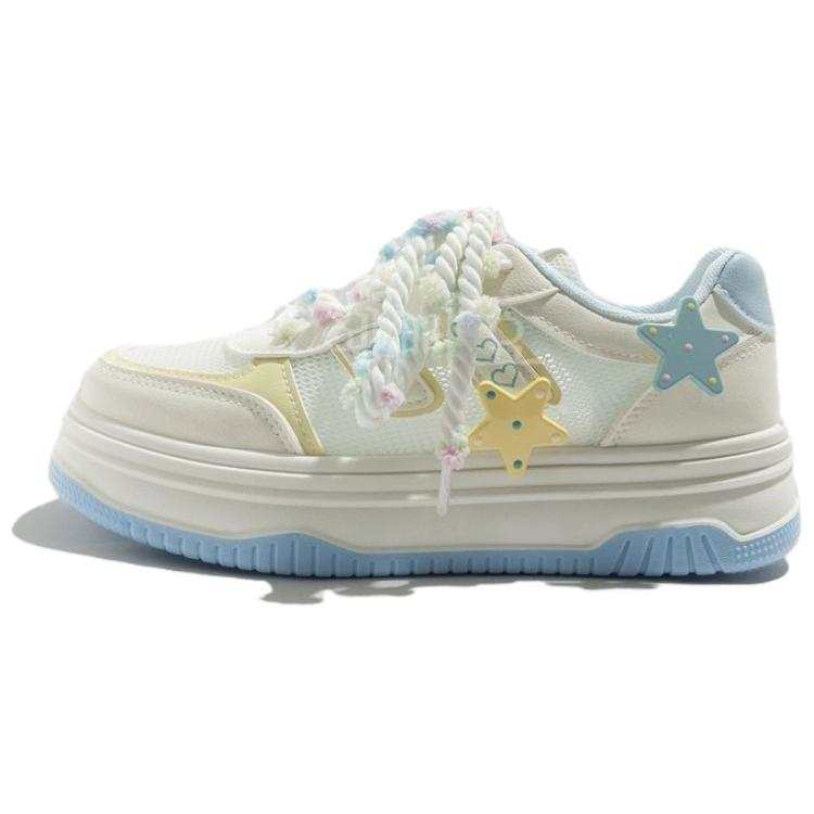 CPXO Low top Skateboard Shoes Women's Sky Blue