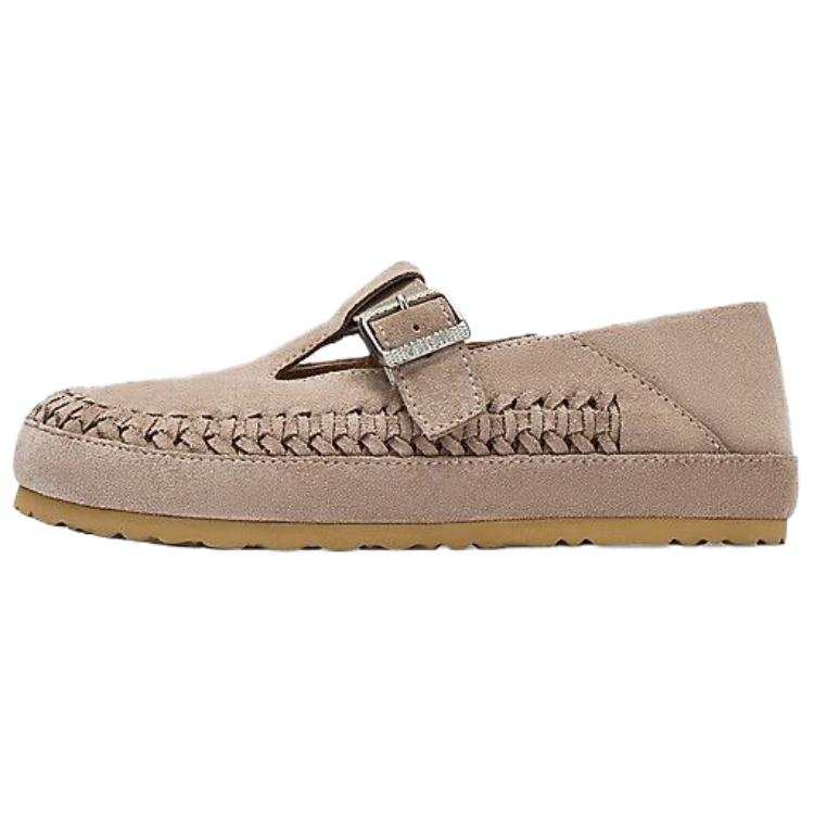 73Hours Pistachios Cow Split Leather Casual Shoes 1CM Women's