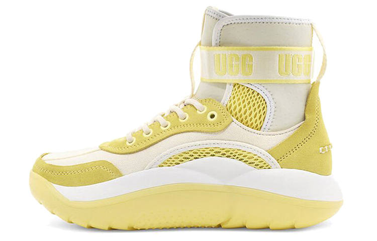 UGG UGG La Cloud Hi White Yellow Women's