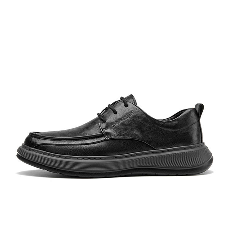 Montagut Top Grain Cow Leather Casual Leather Shoes Men's