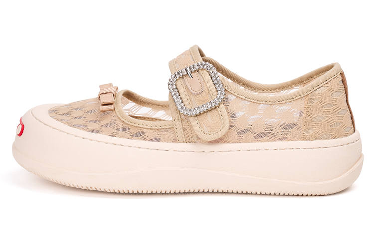 Joy&Mario Loafers Women's Apricot/Ecru/Black