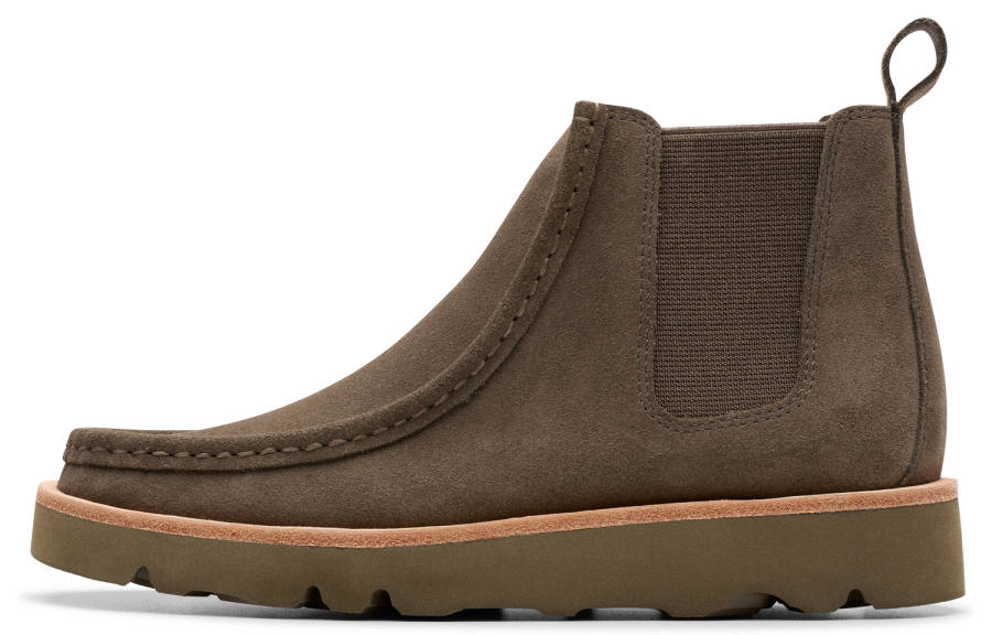 Clarks Short Chelsea Boots Women's Gray