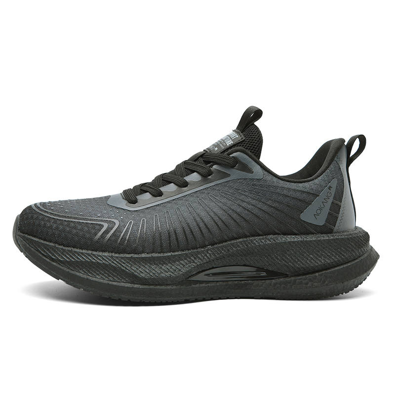 AOKANG Running Shoes Men's Low Top Phantom Black, Turquoise