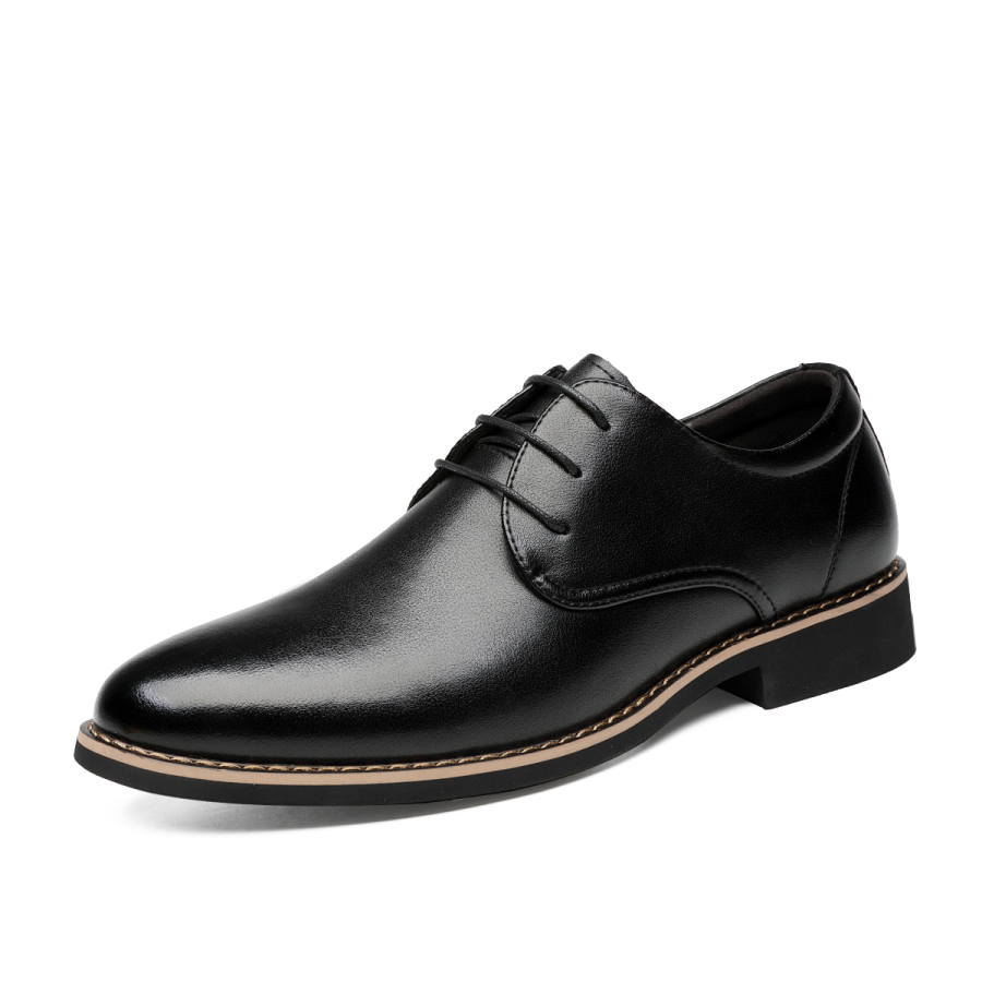 FAPAI Dress Shoes Men's Low Top Black