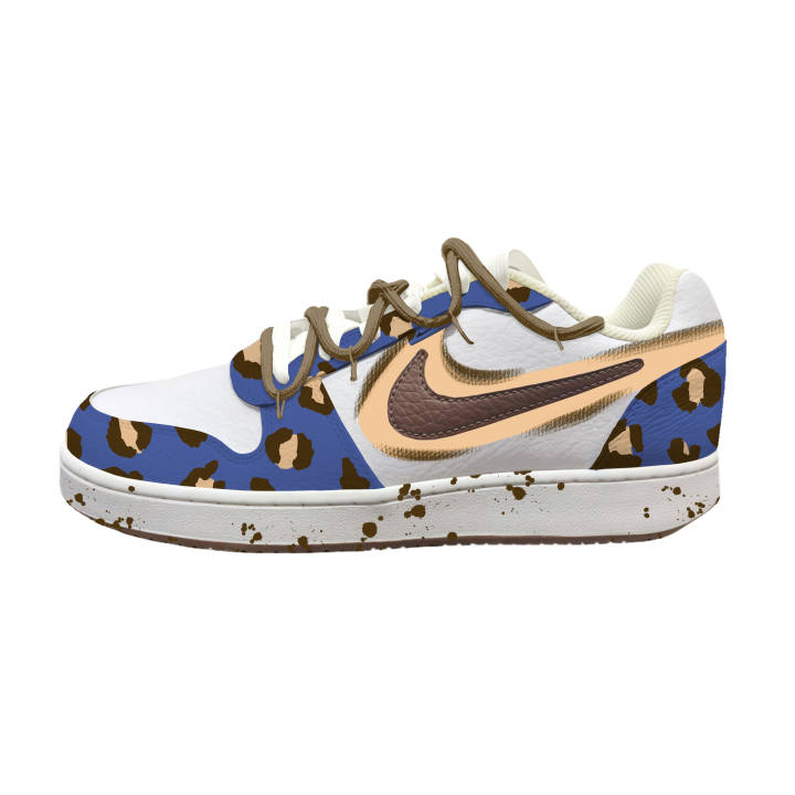 Nike Nike EBERNON Abrasion Resistant Slip Resistant Low top Skateboard Shoes Men's