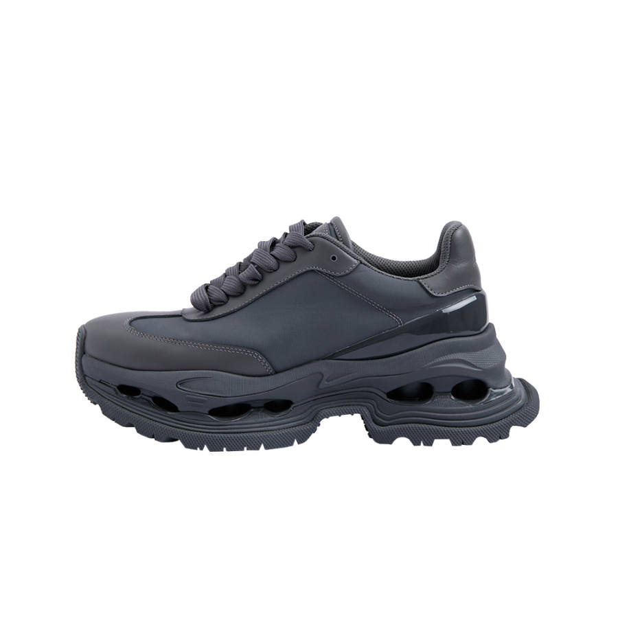 UOOYAA Low top Chunky Sneakers Women's Gray