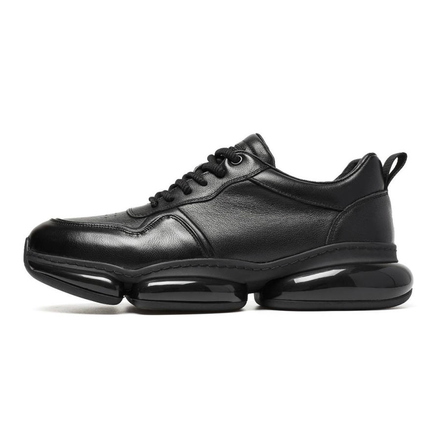 HUITE Men's Casual Shoes Men's Low Top Black