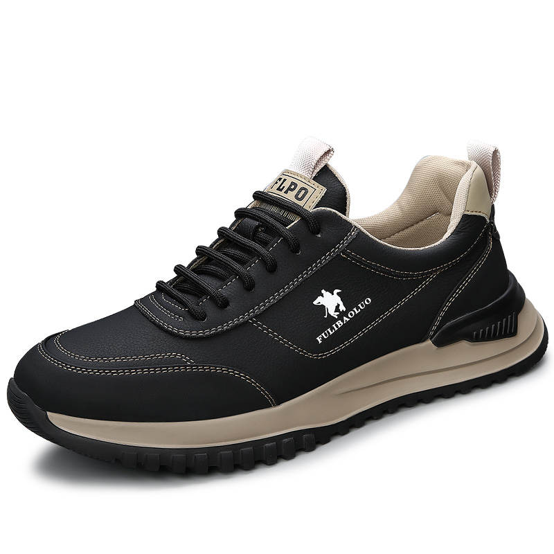 FULIBAOLUO Top Grain Cow Leather Slip Resistant, Breathable, And Lightweight Slip Resistant, Breathable, Lightweight