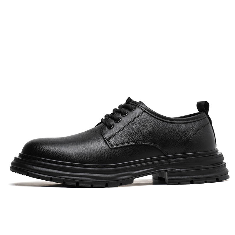 YALU Men's Casual Shoes Men's Low Top Black