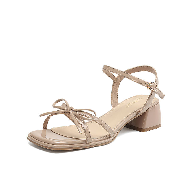 DAPHNE DAPHNE PU Synthetic Leather One Strap Sandals Women's