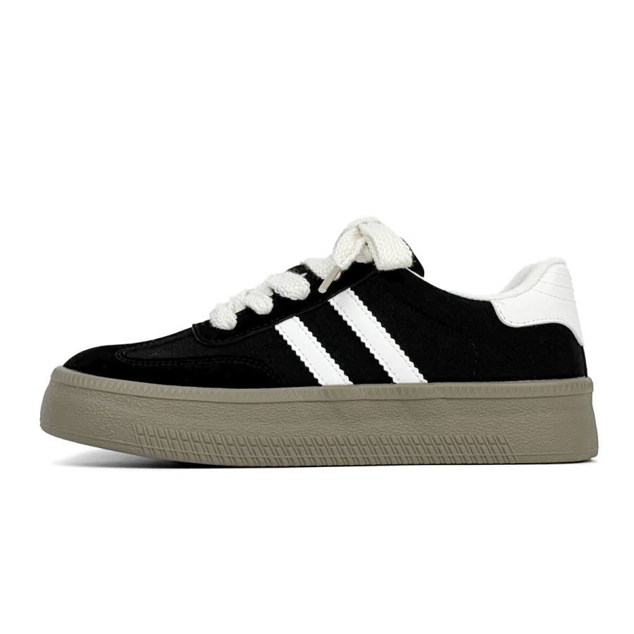 VASIBAEN Low top Skateboard Shoes Men's Classic Black
