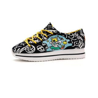 TT&MM Canvas Shoes Women's Low Top Black