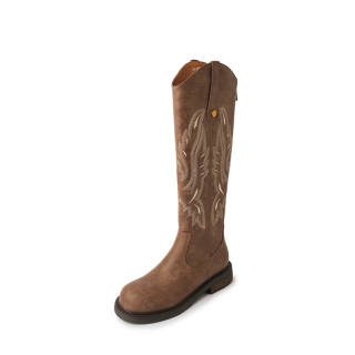 VANDEELEN Cow Leather Knee high Boots Women's