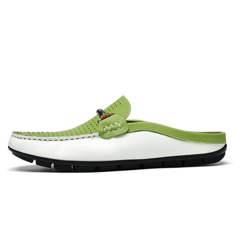 GONGNIULEITING Abrasion Resistant Abrasion Resistant Closed Toe Slippers Men's