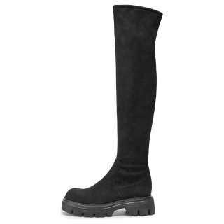 Staccato Nightfall Agent Over the knee Boots Women's Elegant Black