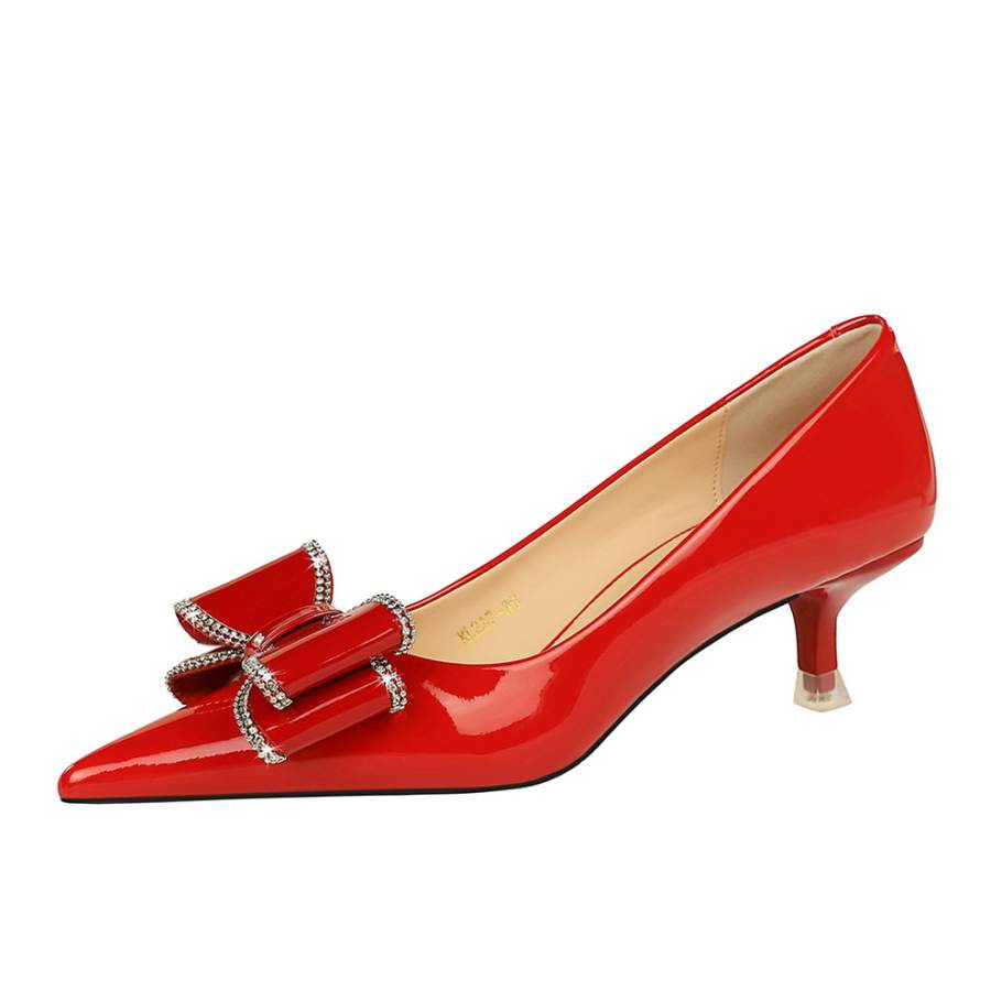 Bamiti High Heels Women's Nude Red Black