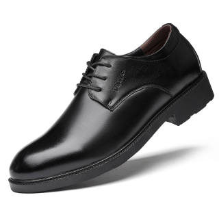 DILIKAN Top Grain Cow Leather Dress Shoes Men's Black