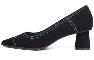 RANDA Fabric Chunky Heel High Heels 5.5cm Women's