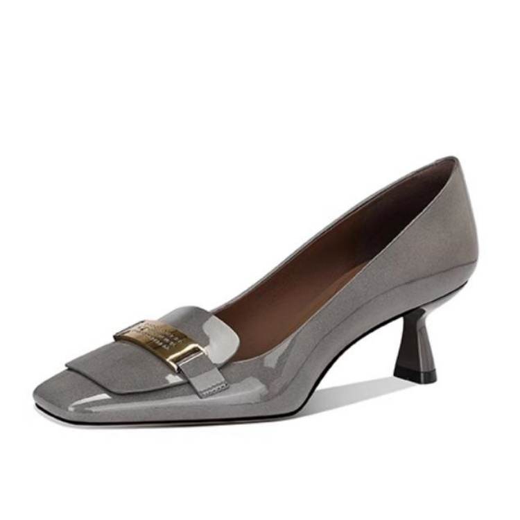 JESSICA SOPHIA Flared Heel High Heels 5CM Women's