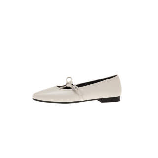 Yeezyy Reezy Sheepskin Flat Mary Jane Shoes Women's