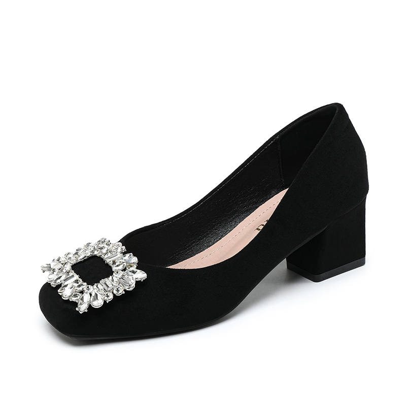 JIUXINGDAO High Heels Women's Black
