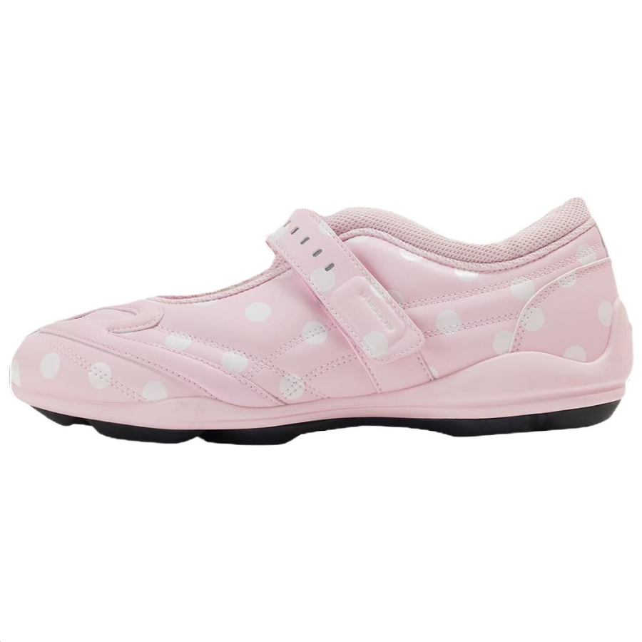 GOOD BAI Flat Mary Jane Shoes Women's Pink White Polka Dots