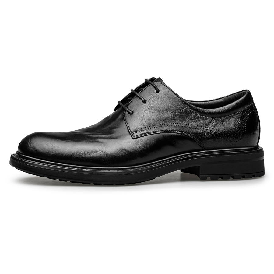 ZRO Dress Shoes Men's Low Top Black, Dark Brown