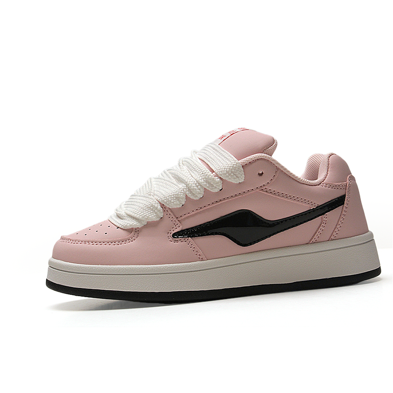STUR YSN Abrasion Resistant Lightweight Wear resistant And Lightweight Low top Skateboard Shoes Unisex Light Pink
