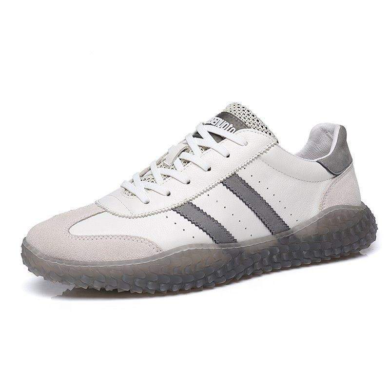 KACHILANG Cow Leather Casual Shoes Men's White