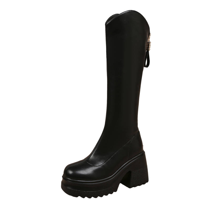 Forest Princess Knee high Boots Women's Black